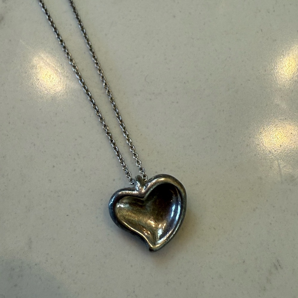 Tiffany & Co. Elsa Peretti heart necklace